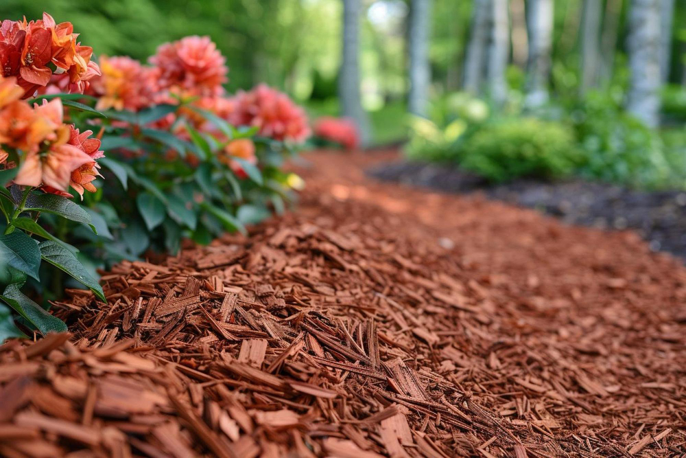 Mulching & Fertilizing Natural Bloom Landscape
